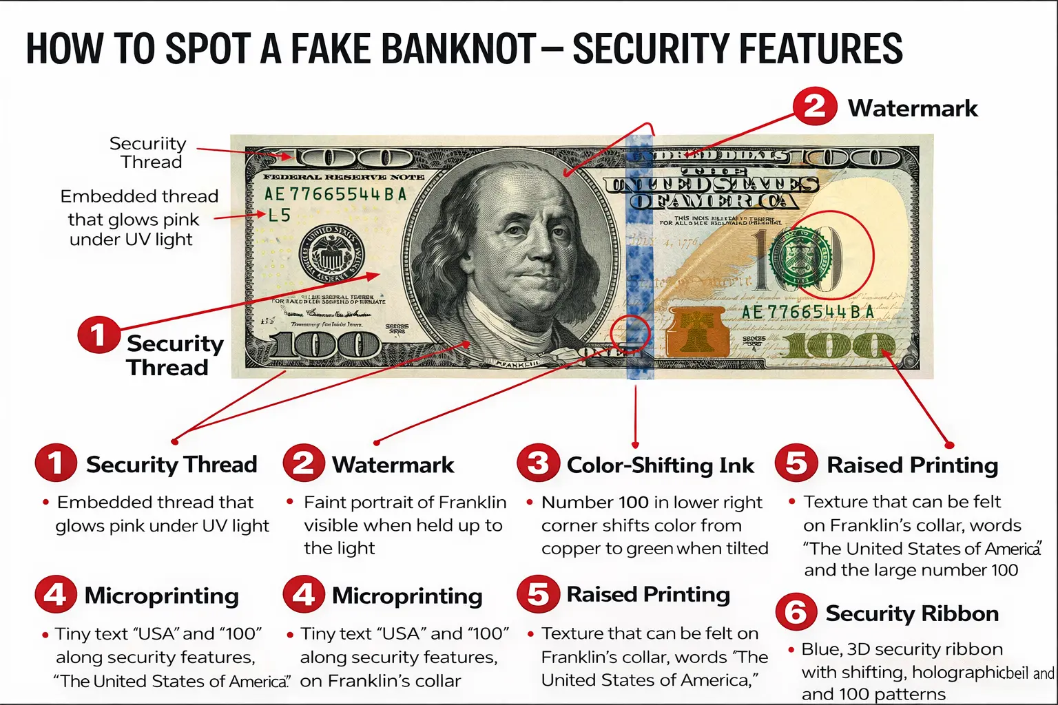How to Spot a Fake Banknote: Security Features Explained
